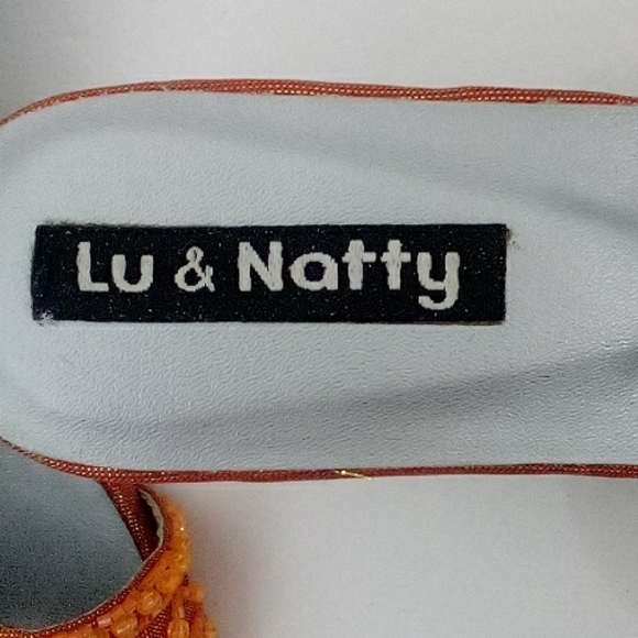 Lu & Natty orange heel sandals - Picture 3 of 8